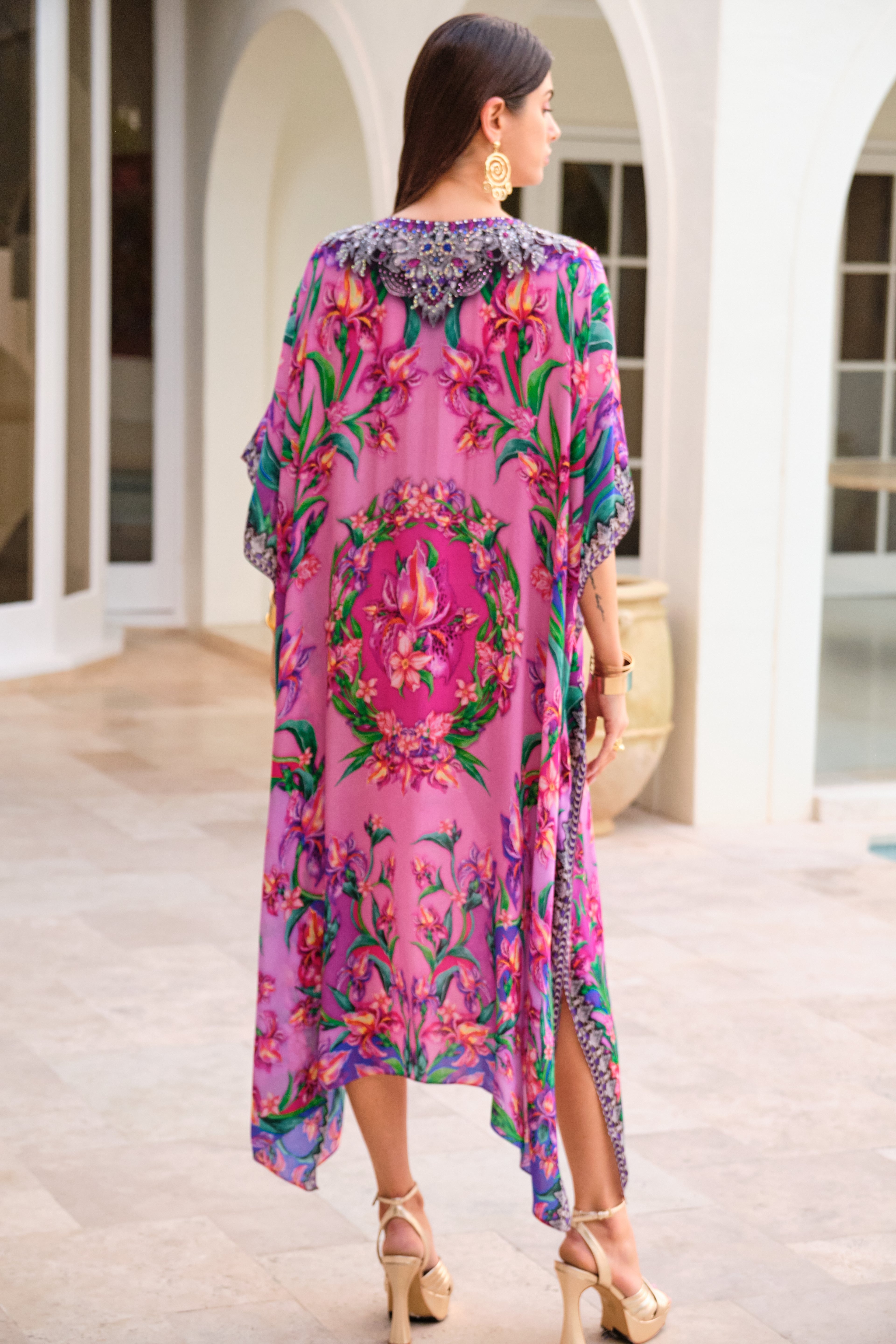 PINK RADIANCE MEDIUM KAFTAN