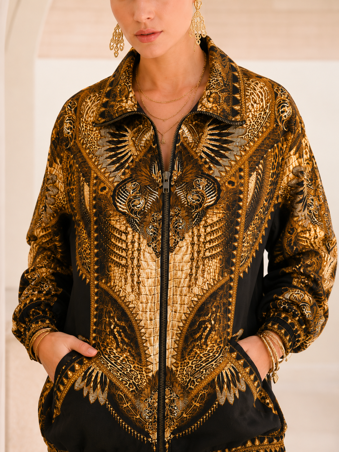 BOHO QUEEN OVERSIZE BOMBER JACKET