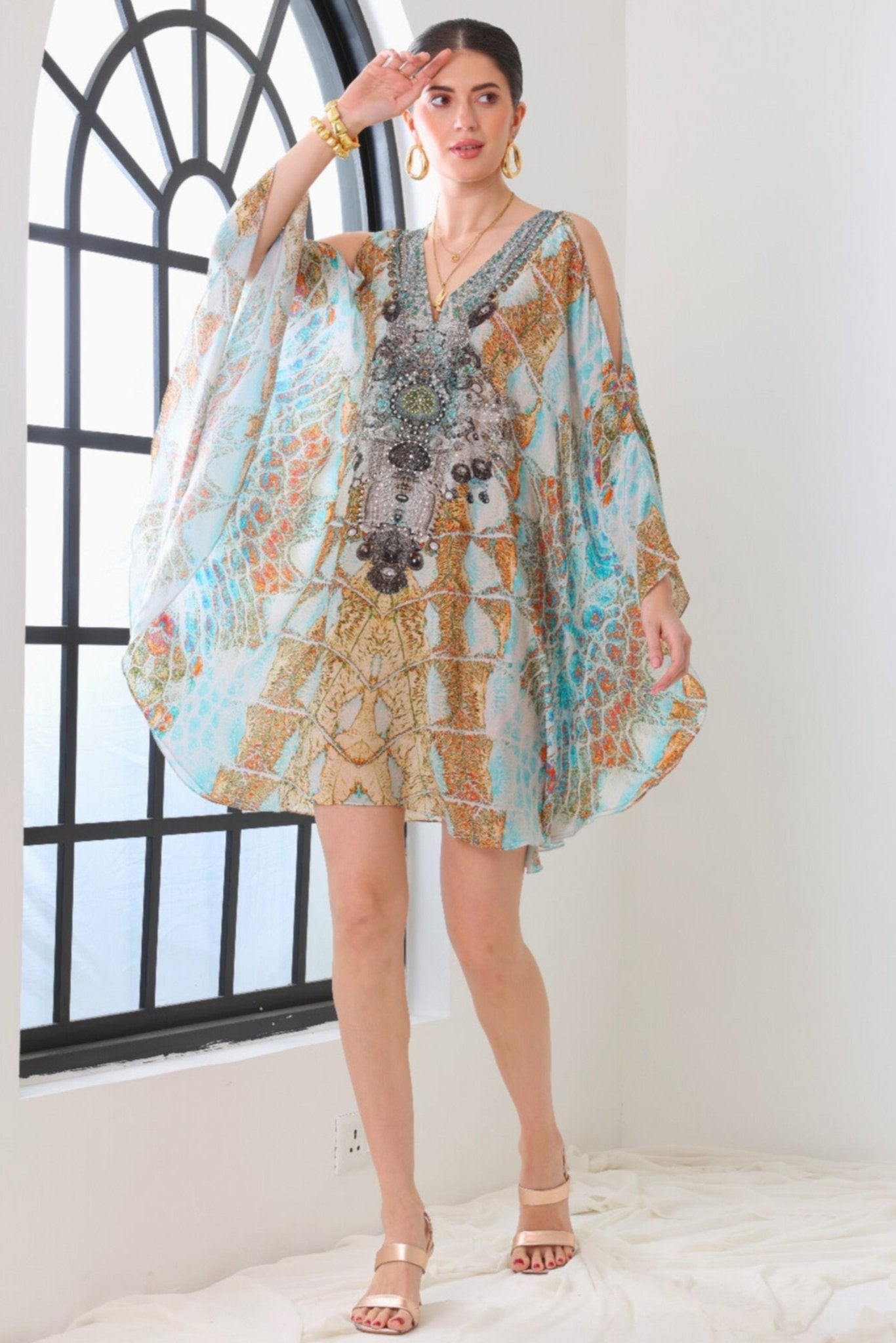 AANYA KAFTAN DRESS - Czarina