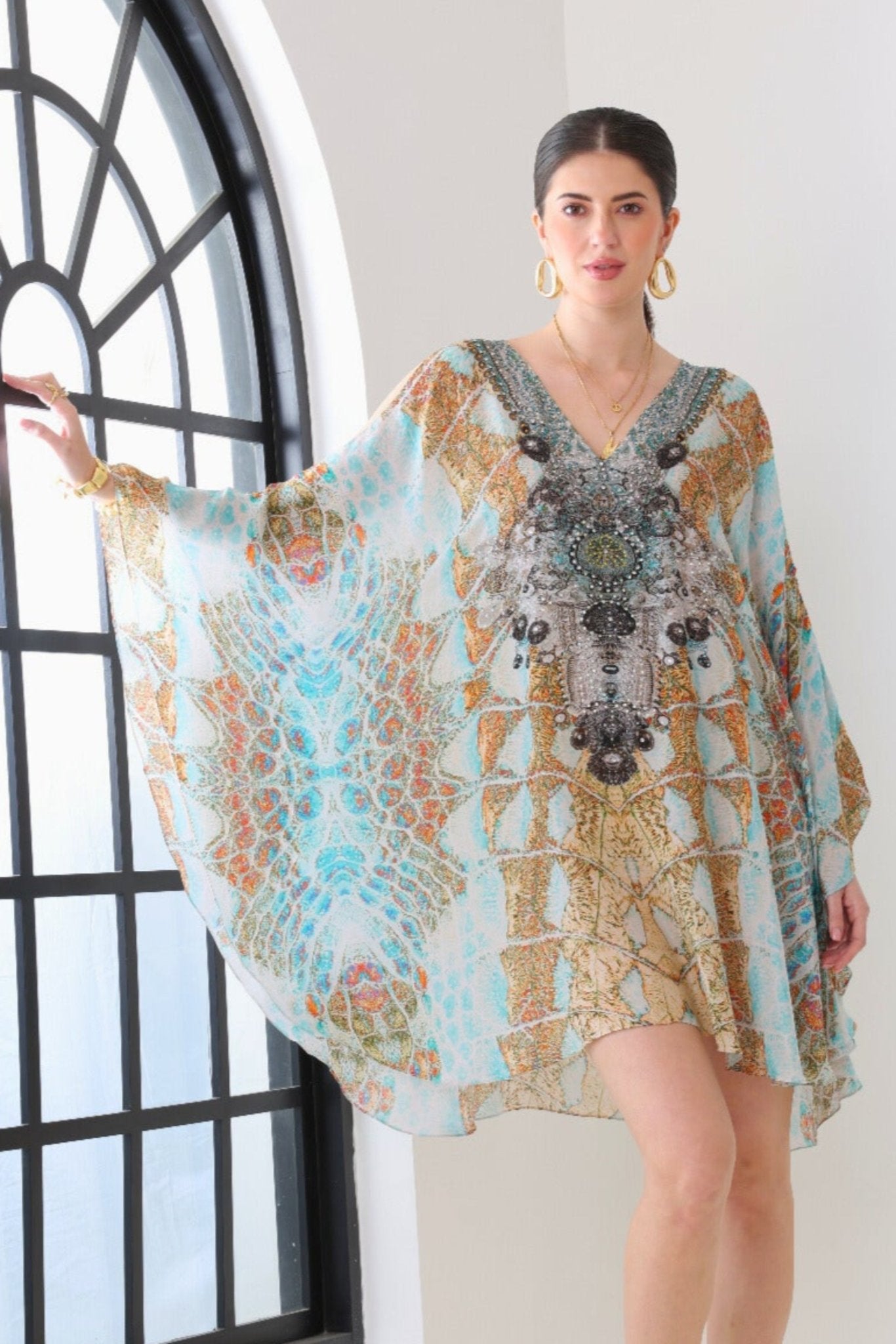 AANYA KAFTAN DRESS - Czarina