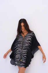 AEGEAN NIGHTS BUTTERFLY TOP - Czarina