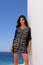 AEGEAN NIGHTS BUTTERFLY TOP - Czarina