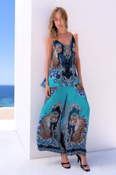 BLUE TIGRESS CAMI TOP - Czarina