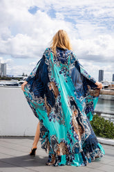 Blue Tigress Float Cape - Czarina