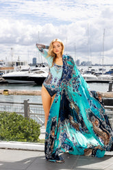 Blue Tigress Float Cape - Czarina