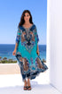 BLUE TIGRESS MEDIUM KAFTAN - Czarina
