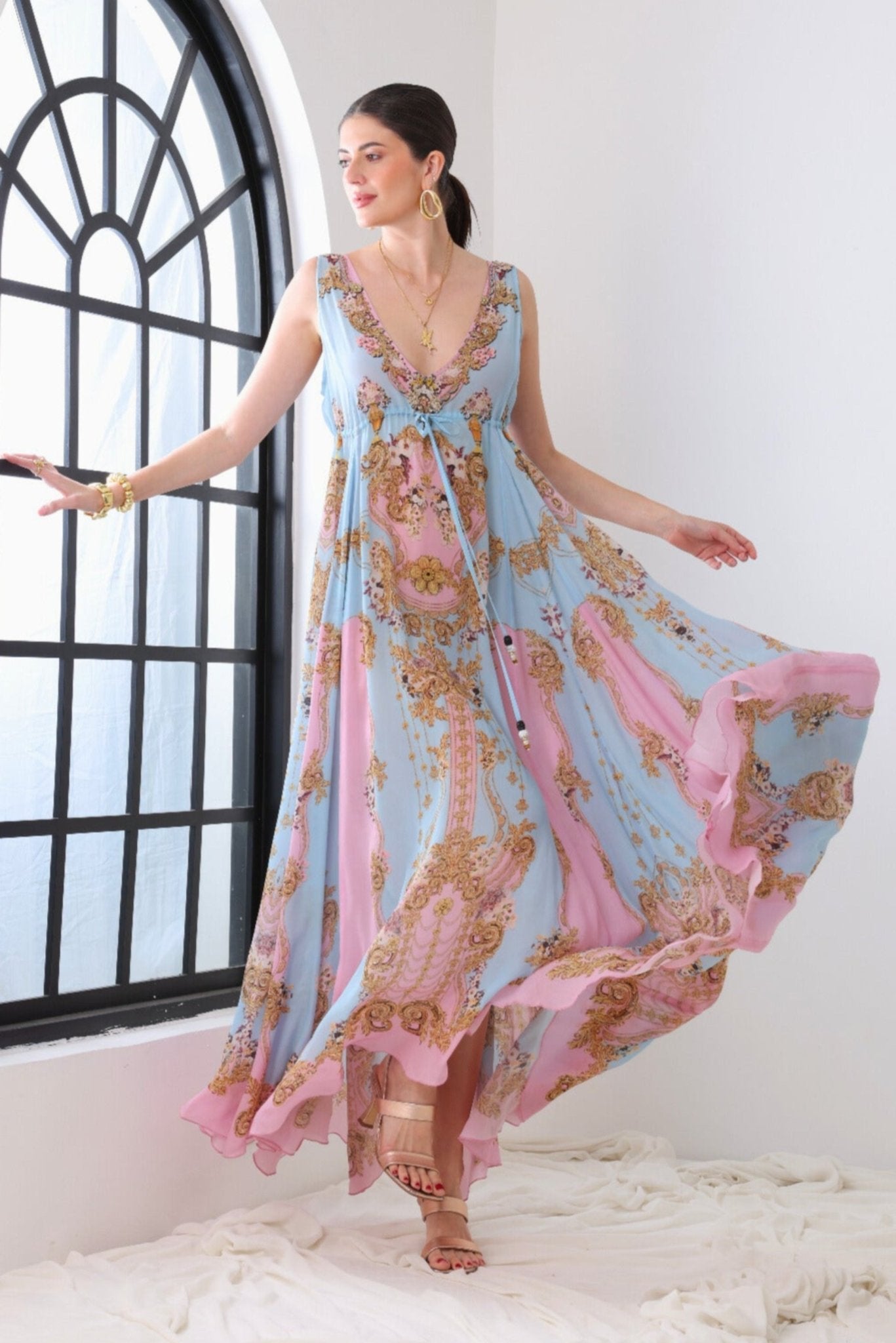 DUSK TILL DAWN MAXI DRESS - Czarina