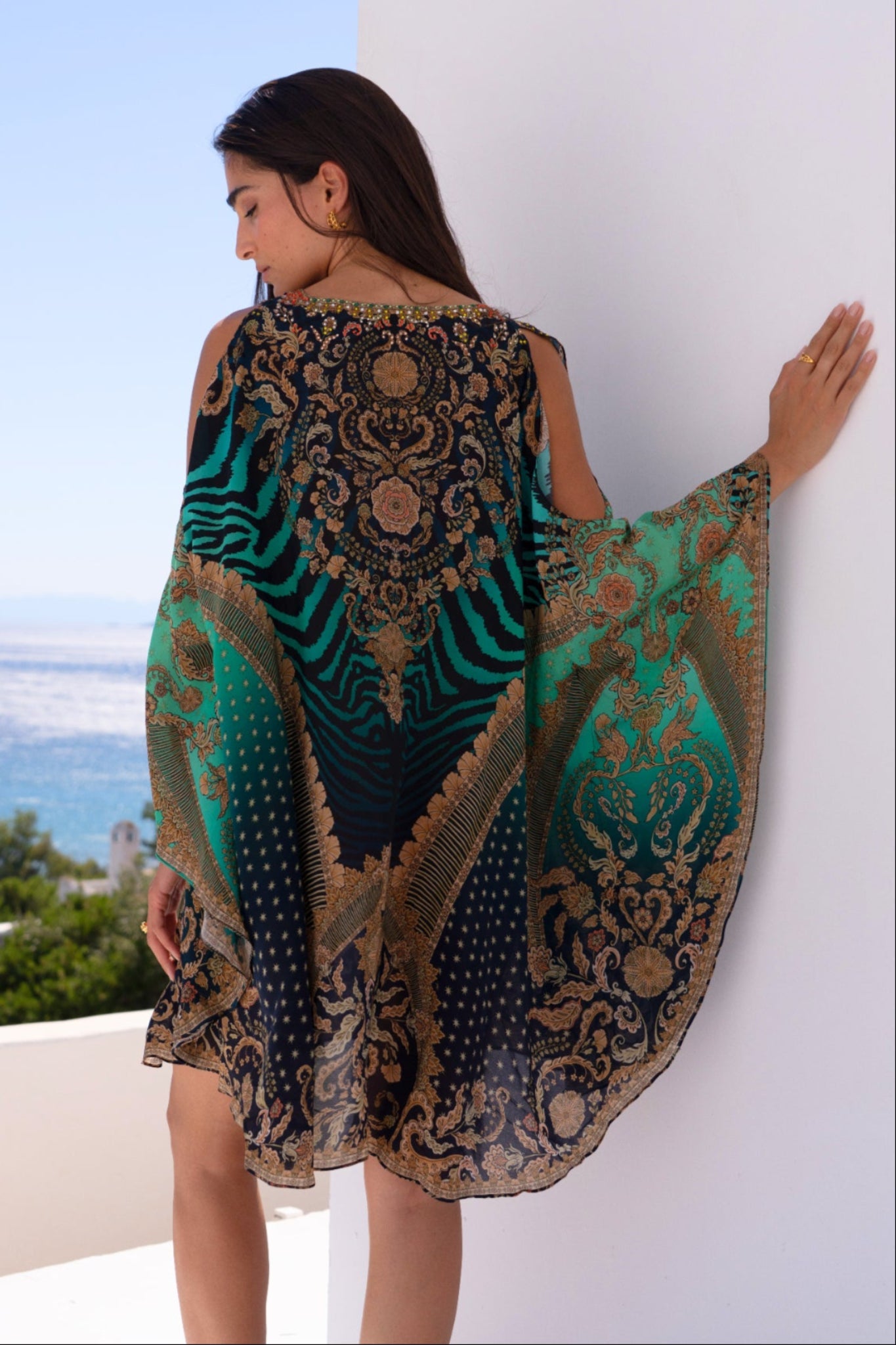 EMERALD EMPRESS KAFTAN DRESS - Czarina