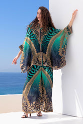 EMERALD EMPRESS KAFTAN TOP W SLEEVES - Czarina
