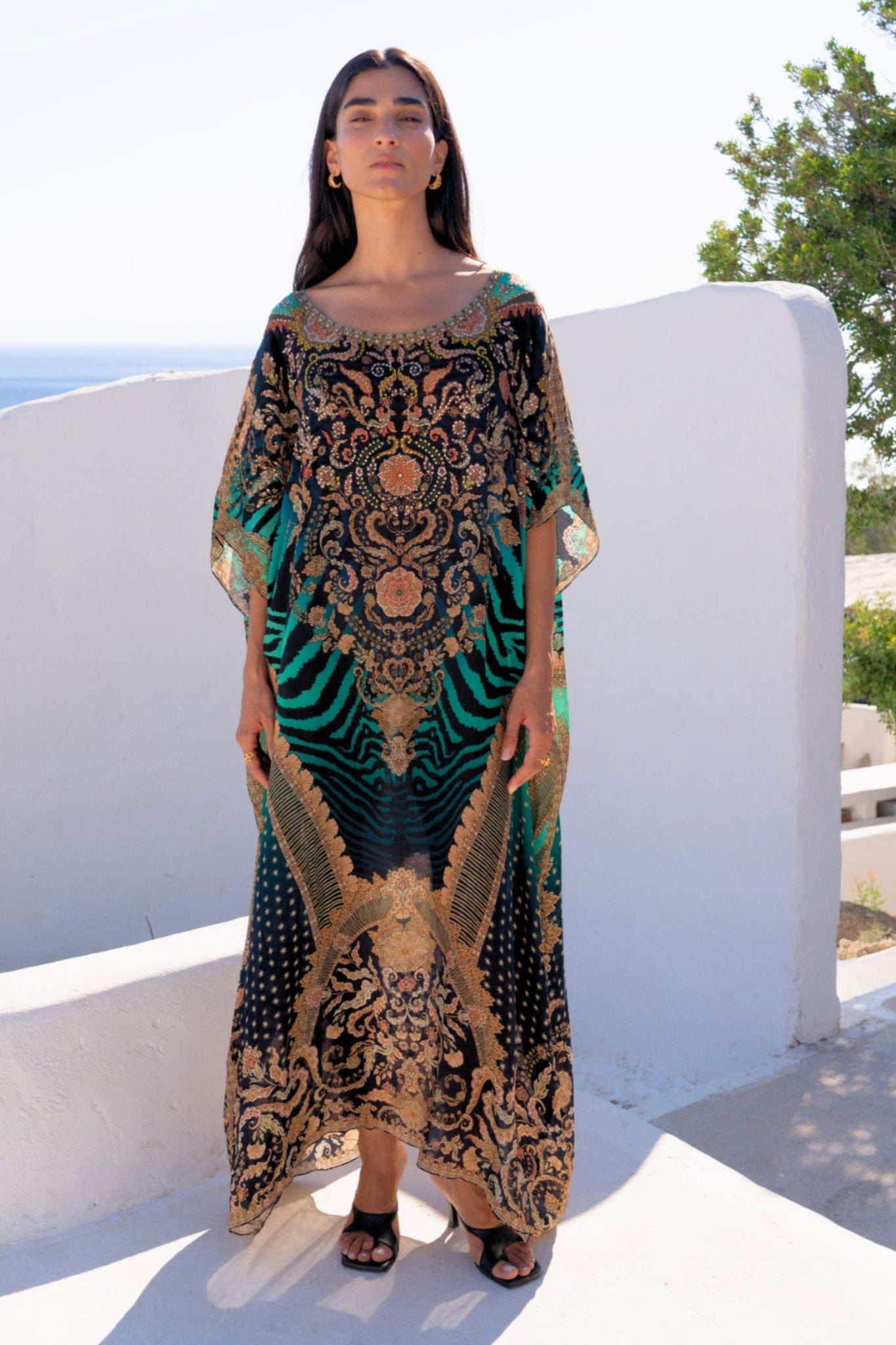 EMERALD EMPRESS RN LONG KAFTAN - Czarina