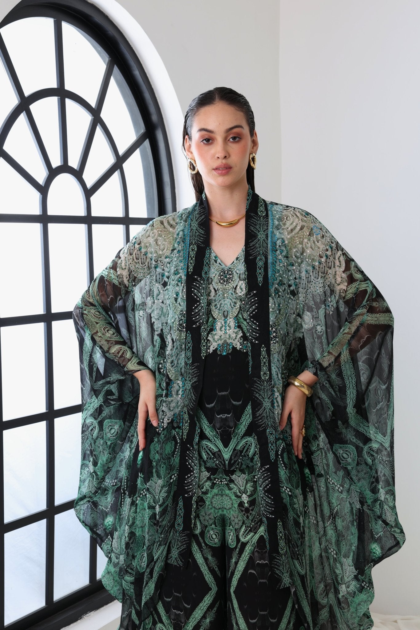EMERALD OASIS MEDIUM CAPE - Czarina