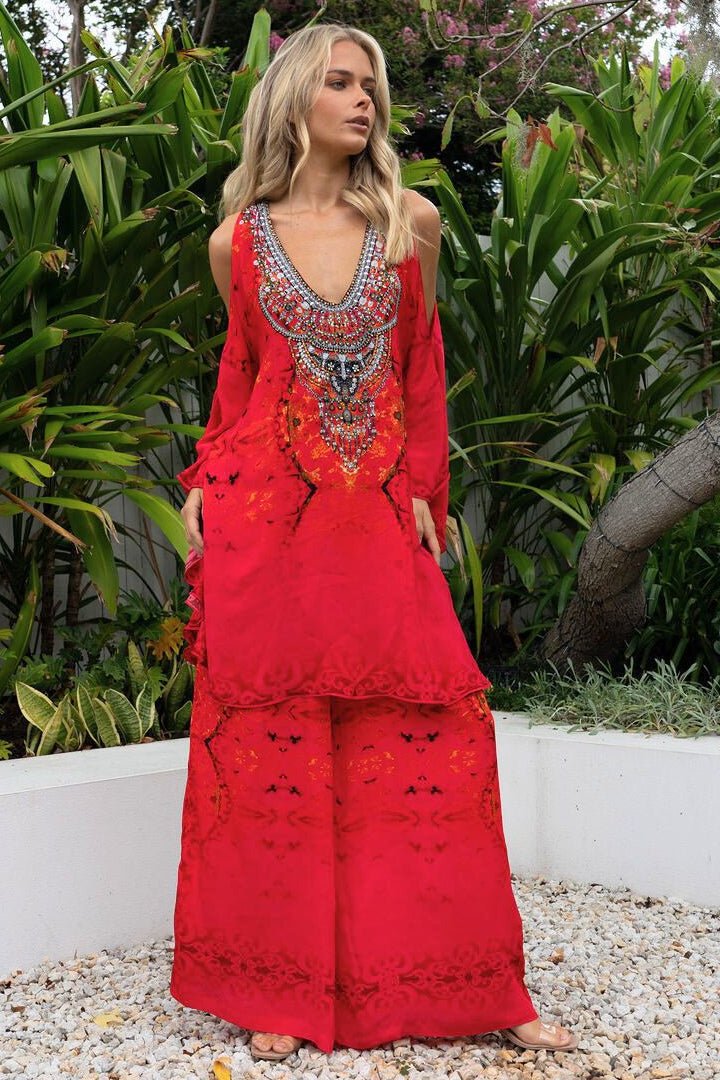 FEARLESS HER KAFTAN DRESS SET - Czarina