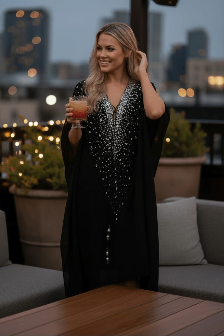 Gracie Luxe Short Kaftan - Czarina