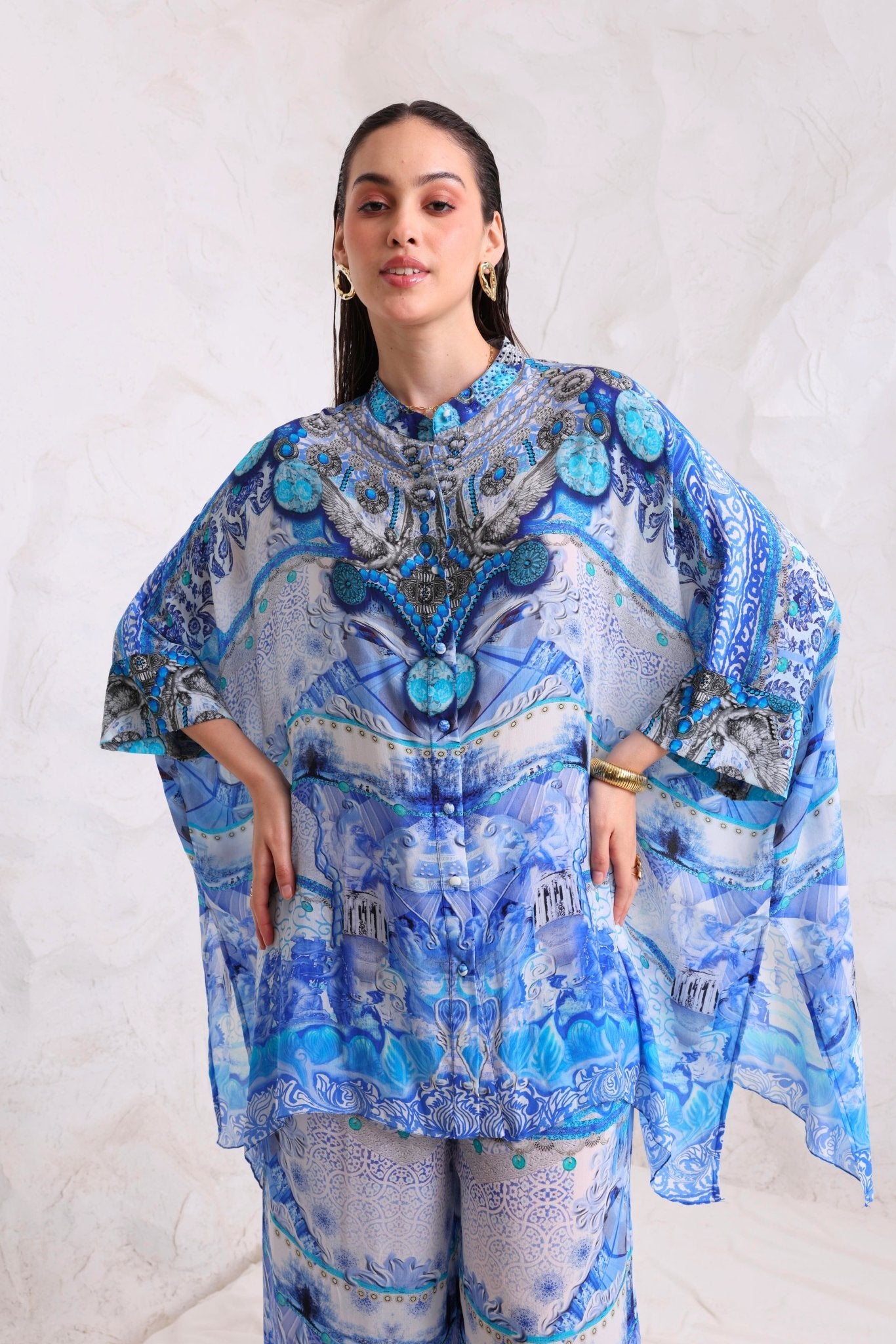 HAITI KAFTAN TOP W SLEEVES - Czarina