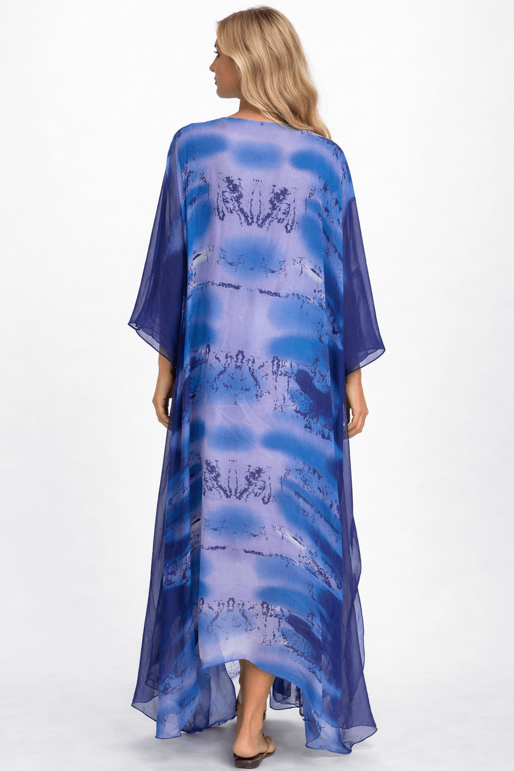 HAZEL SILK LONG KAFTAN - Czarina