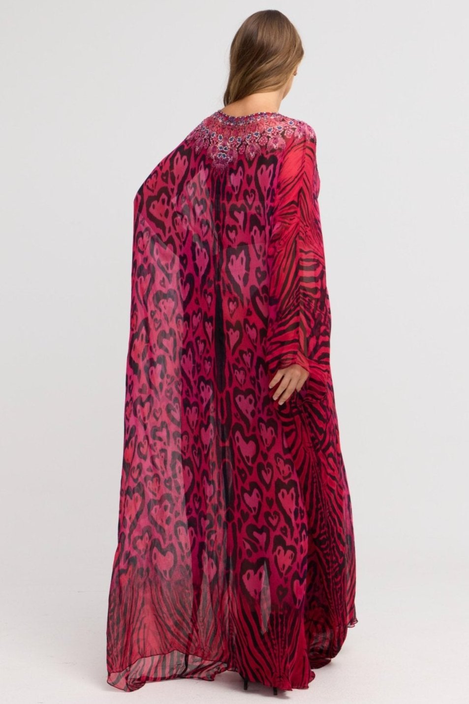Hearts Forever Tab Kaftan - Czarina