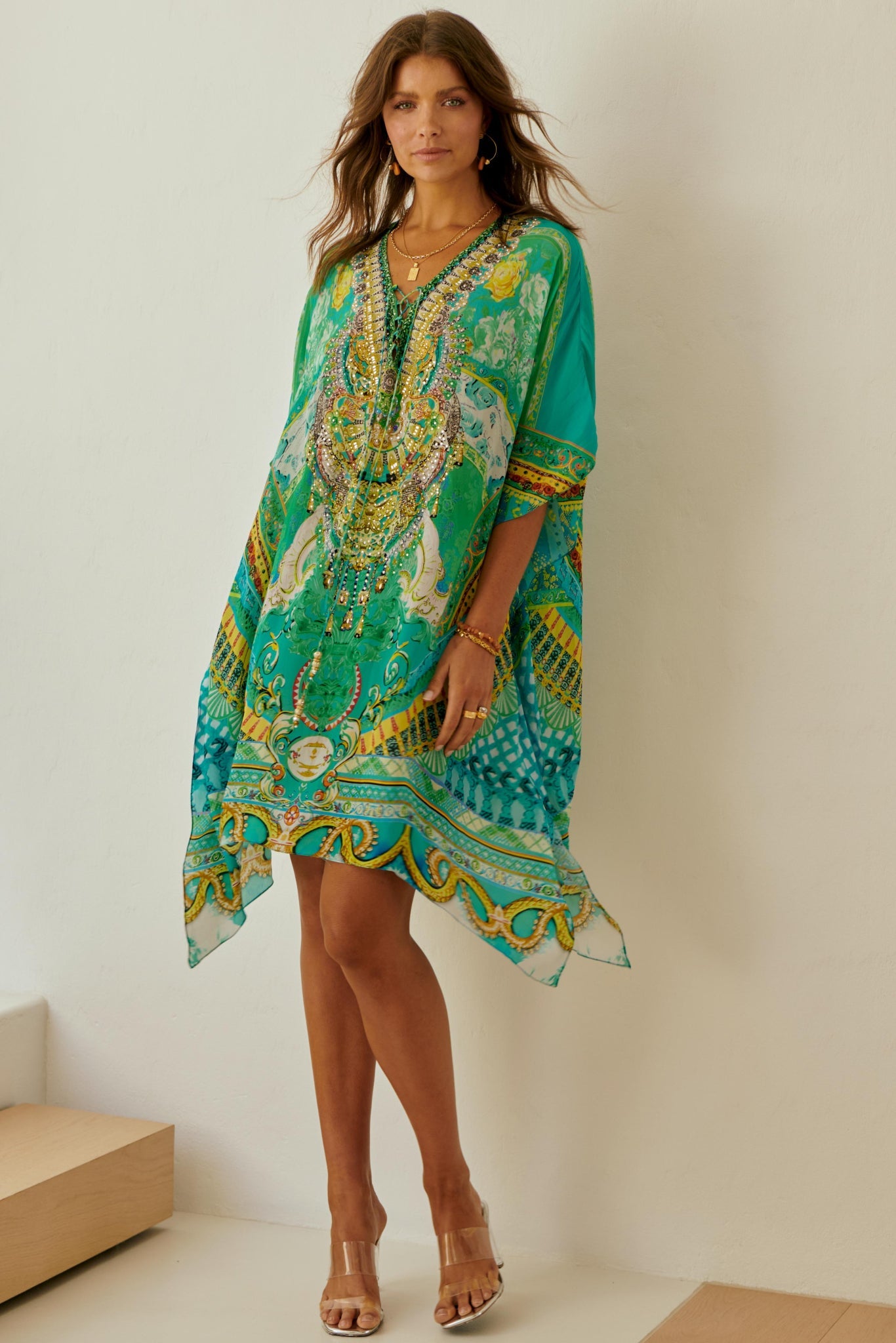 Isle Of Dreams Short Kaftan - Czarina