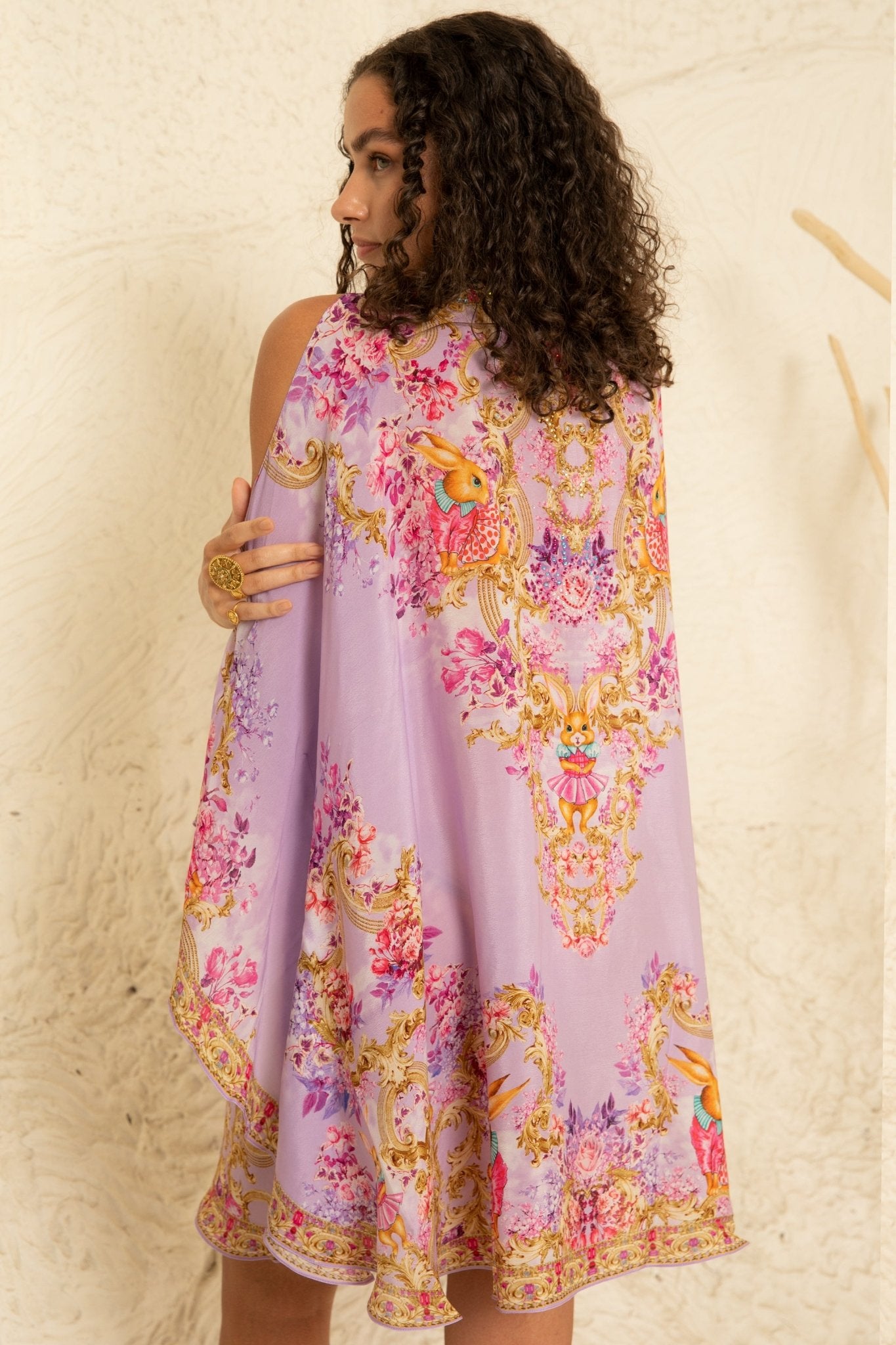 Lavender Hops Kaftan Dress - Czarina