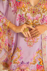 Lavender Hops Kaftan Dress - Czarina