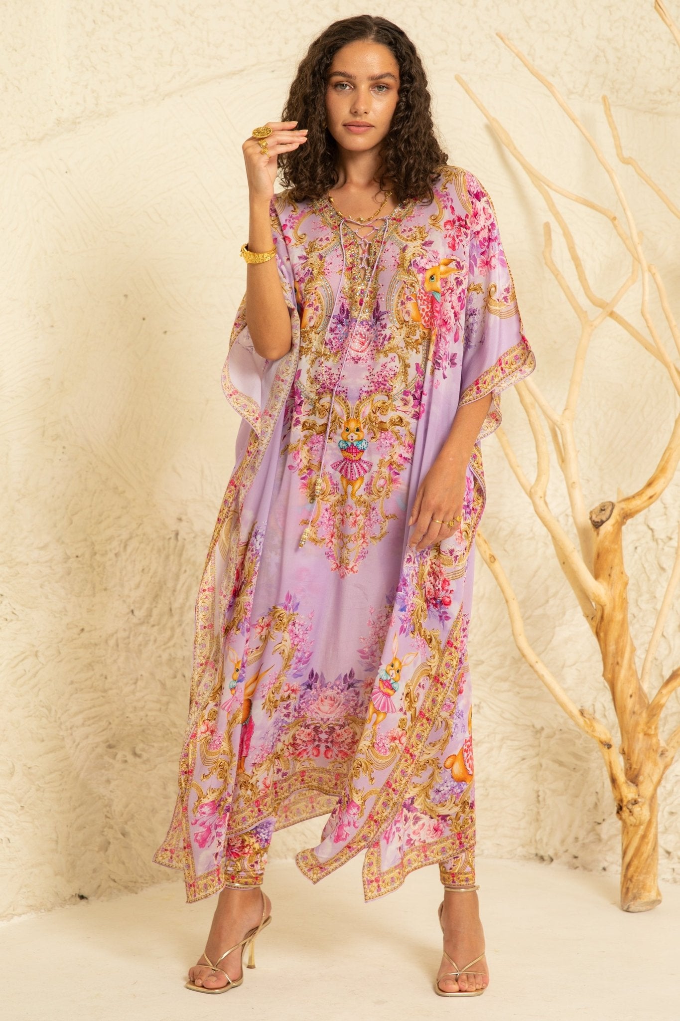 Lavender Hops Medium Kaftan - Czarina