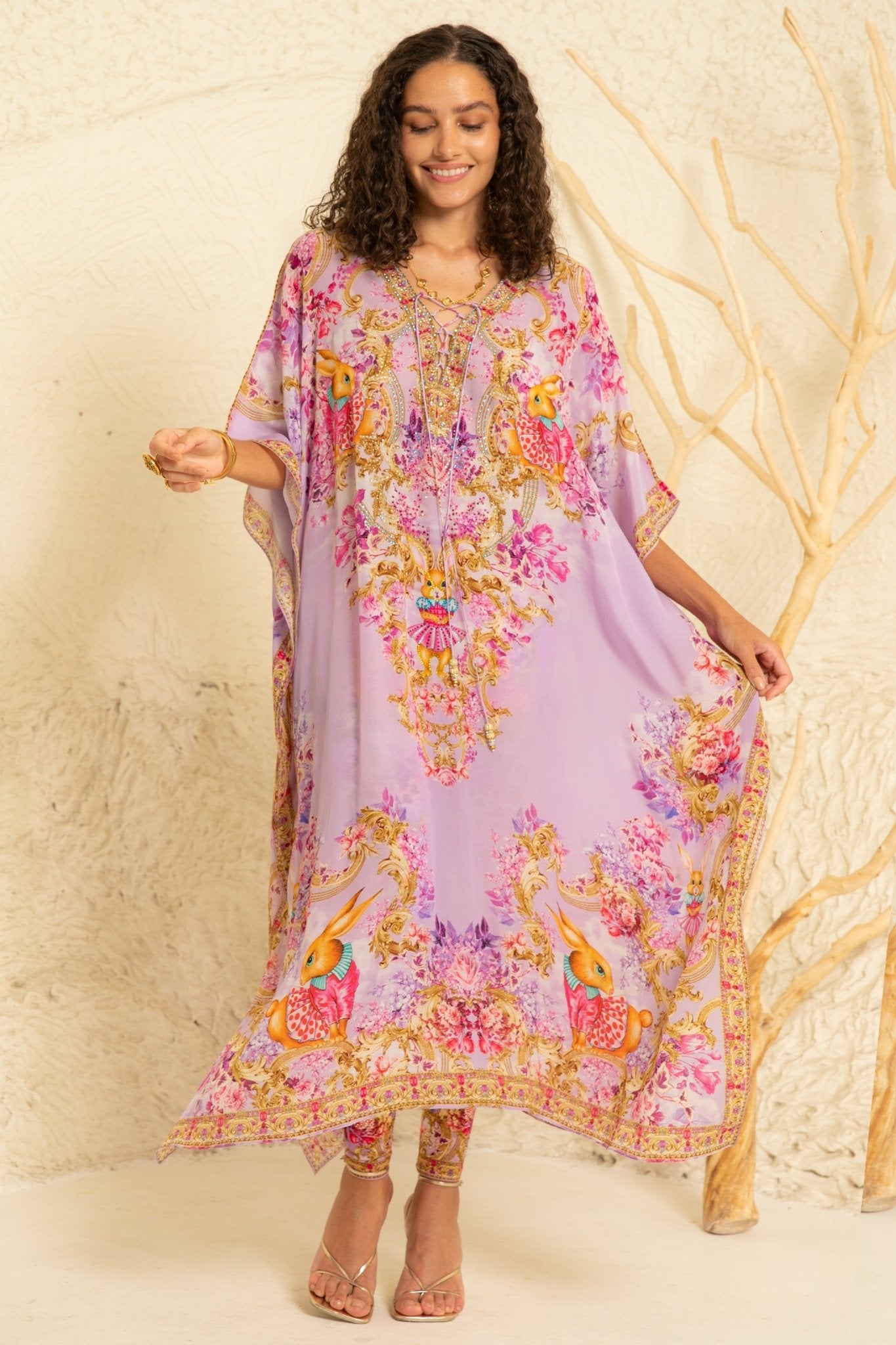 Lavender Hops Medium Kaftan - Czarina