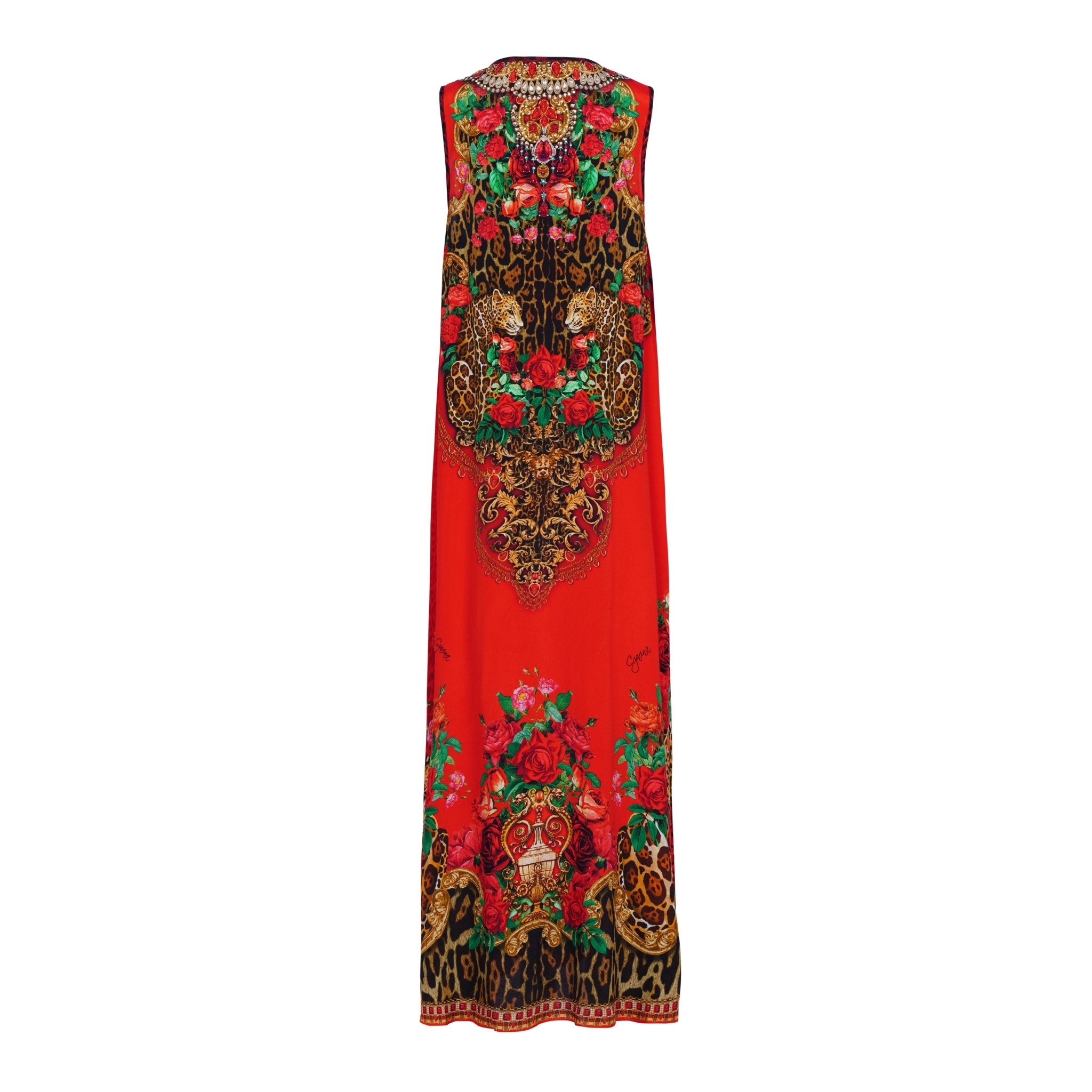 LEOPARDESS SLEEVELESS DRESS - Czarina