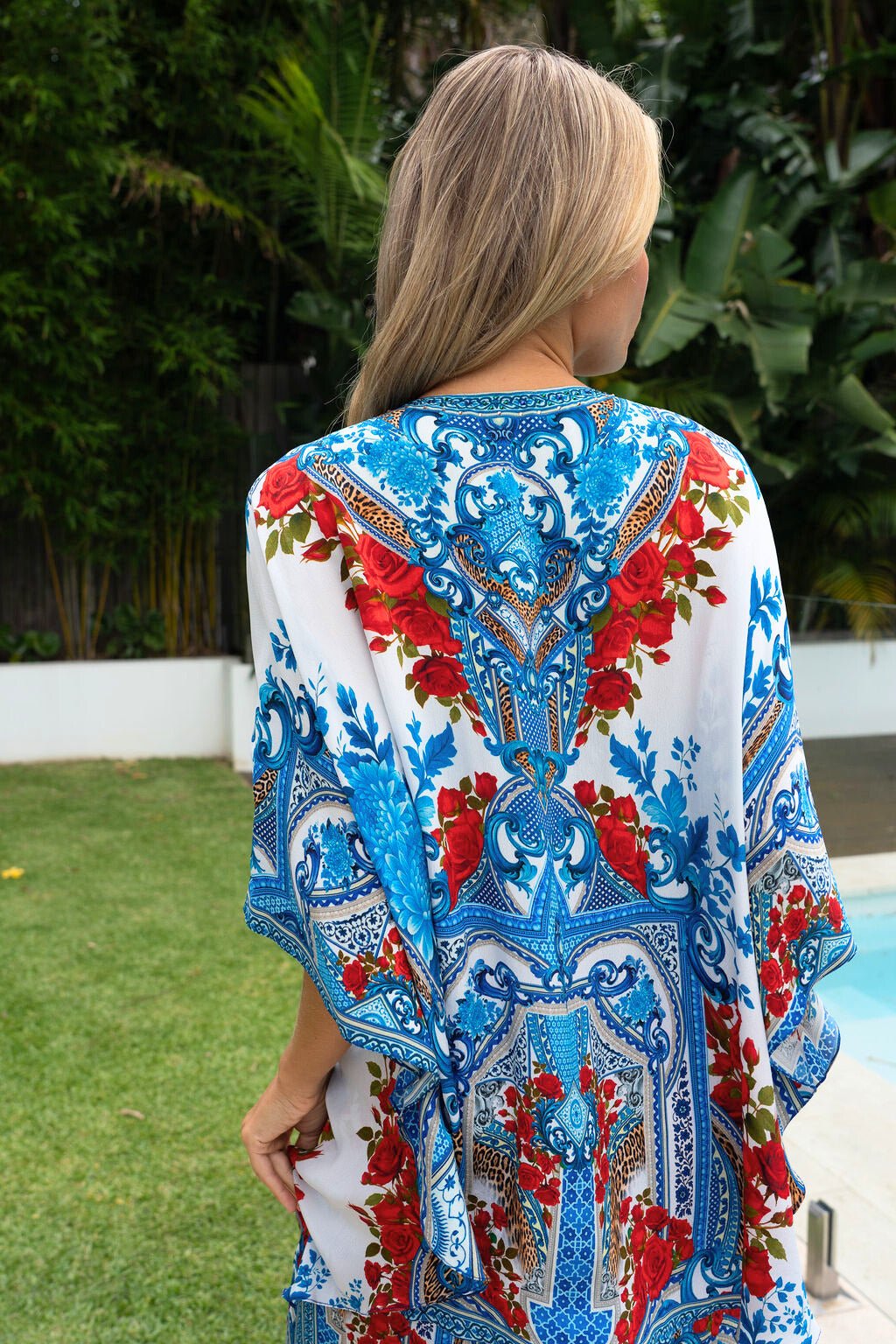 LOST IN AZURE BUTTERFLY TOP SET - Czarina