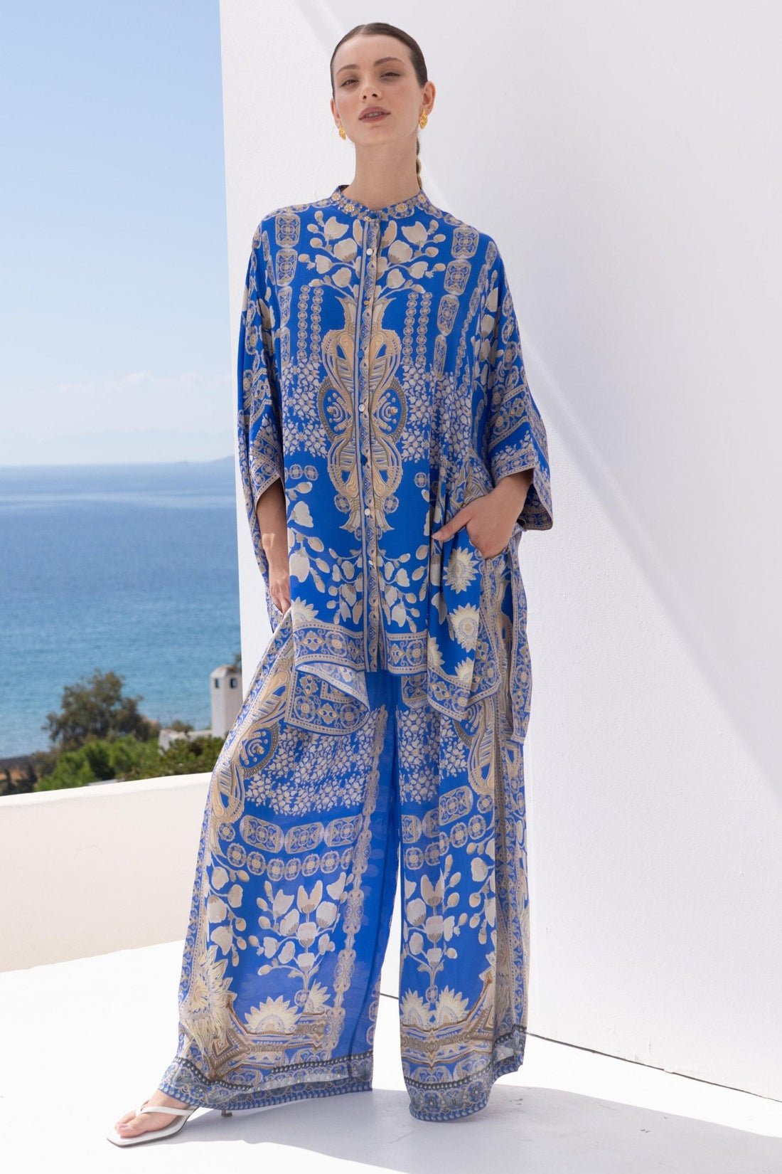 MEDITERRANEAN BLUES CO - ORD SET - Czarina