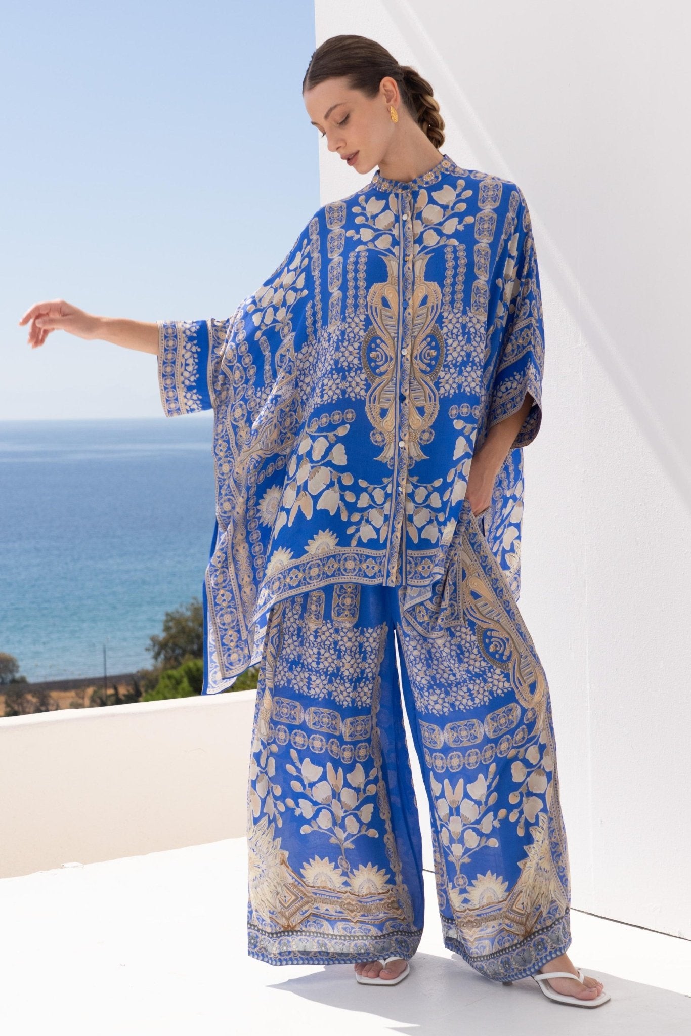 MEDITERRANEAN BLUES CO - ORD SET - Czarina