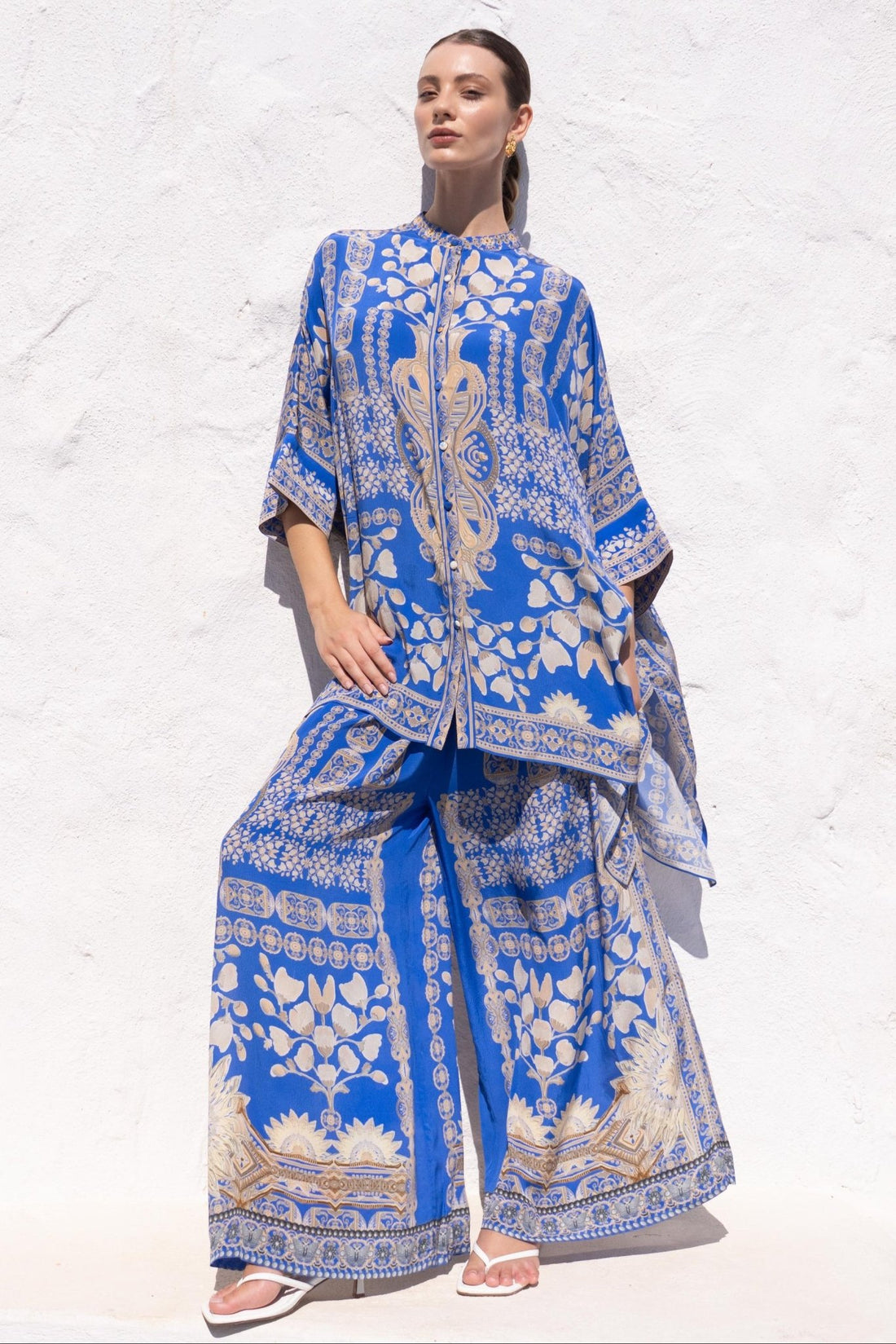 MEDITERRANEAN BLUES TROUSERS - Czarina