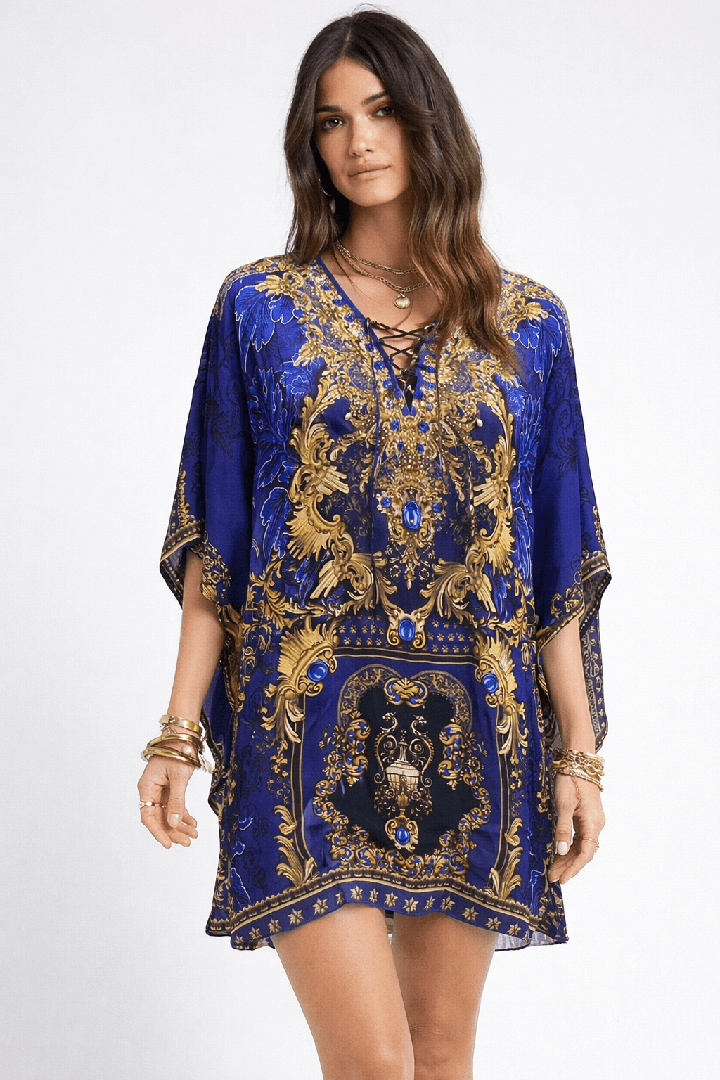 MIDNIGHT BLUE BUTTERFLY TOP - Czarina