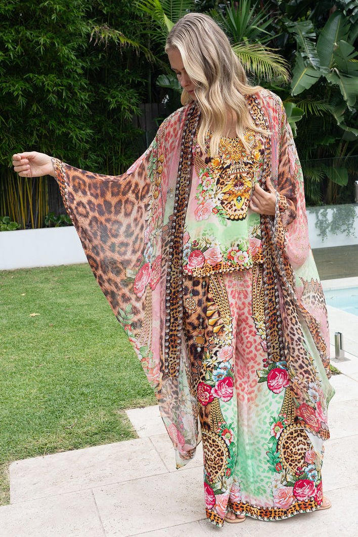 PINK CHEETAH MEDIUM CAPE - Czarina