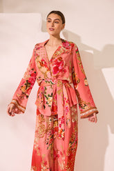 PINK PARADISE LOUNGE TOP - Czarina