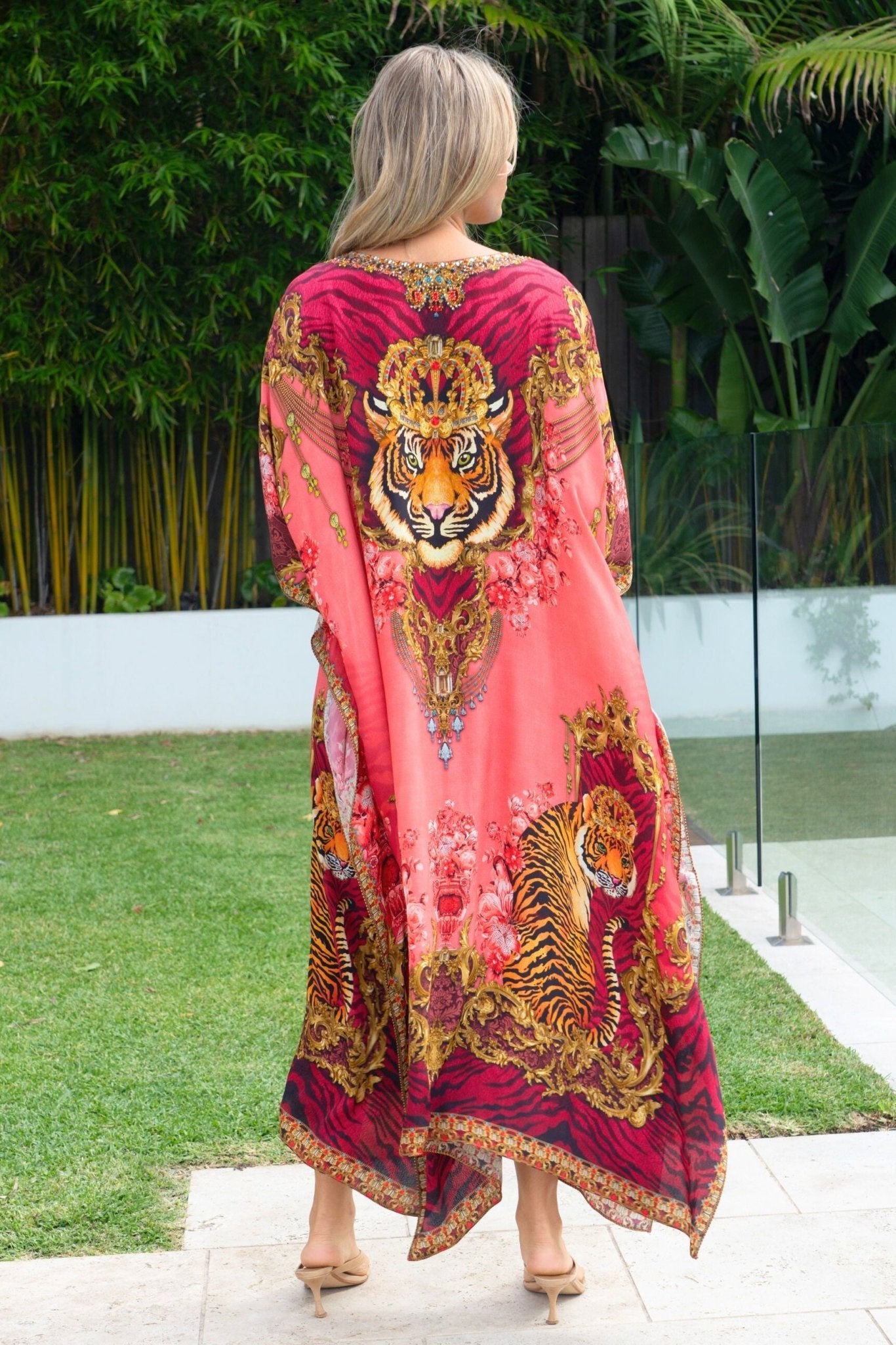 PINK TIGRESS MEDIUM KAFTAN - Czarina