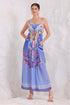 PURPLE PEARLS S - S MIDI DRESS - Czarina