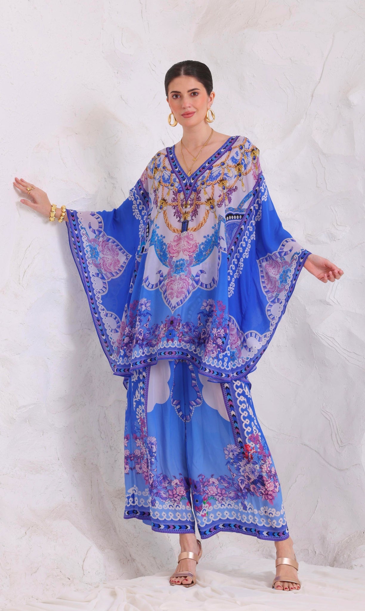 PURPLE PEARLS TROUSERS - Czarina