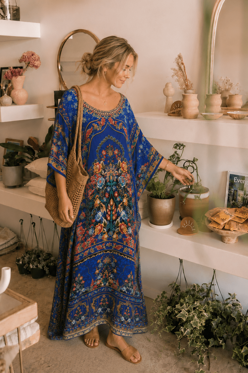 RIVIERA RN LONG KAFTAN - Czarina
