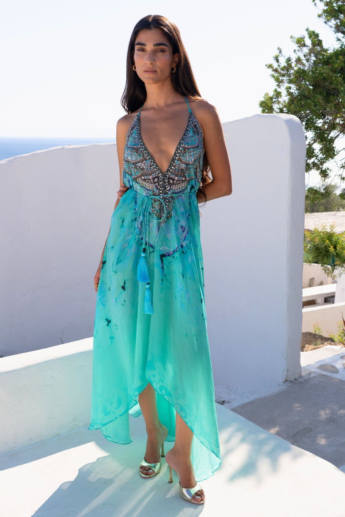 SANTORINI SKIES 3 WAY DRESS - Czarina