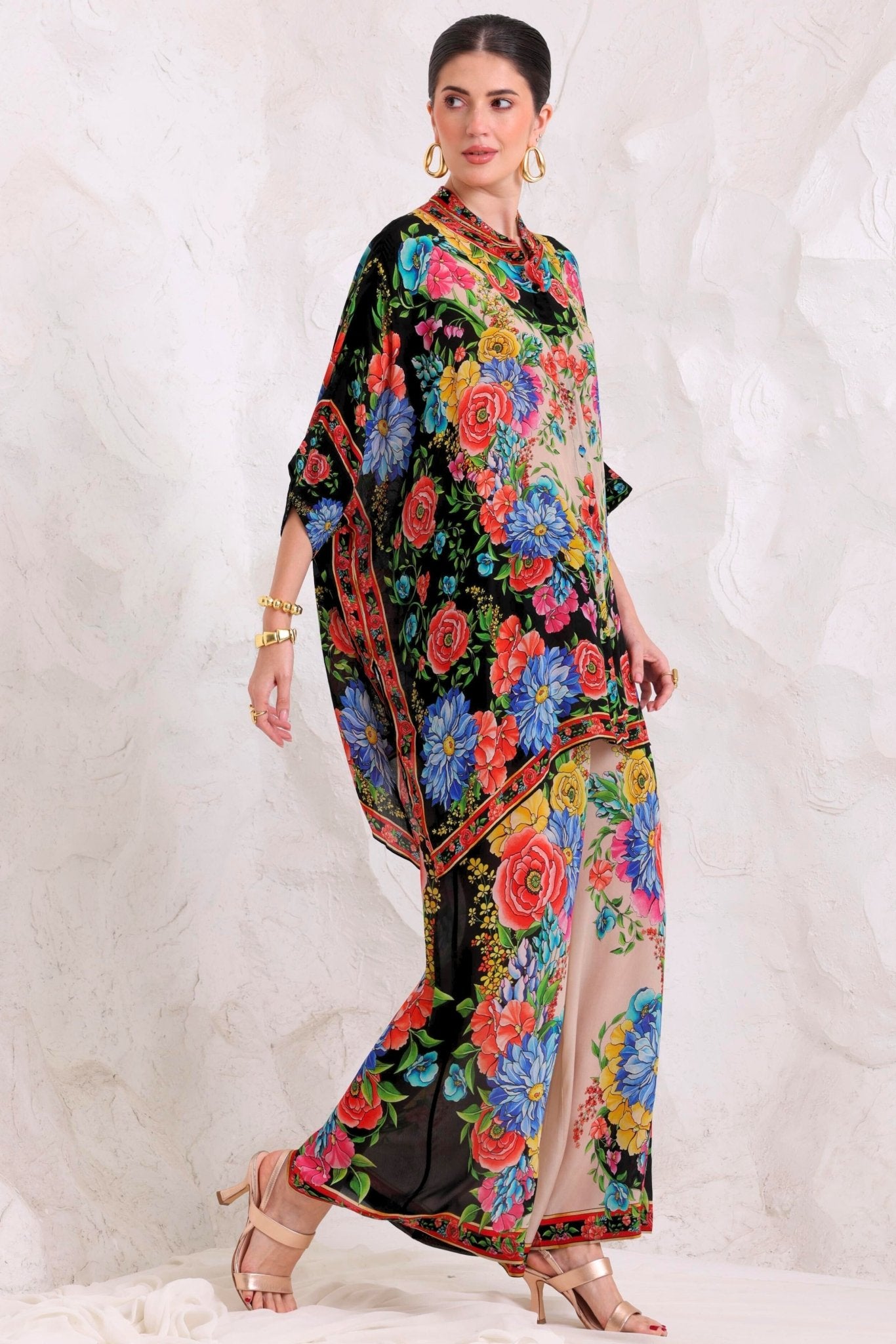 Spanish Flowers Trousers - Czarina