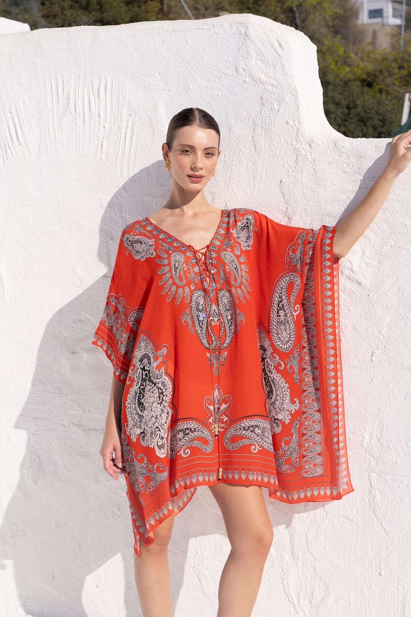Spicy Margarita Kaftan Top - Czarina