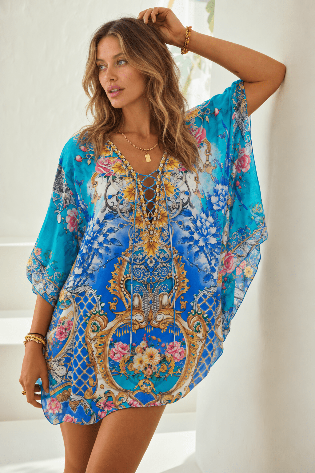SUMMER SOMEWHERE BUTTERFLY TOP - Czarina