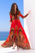 TALES OF THE TIGRESS COLLARED MAXI DRESS (PRE - ORDER) - Czarina