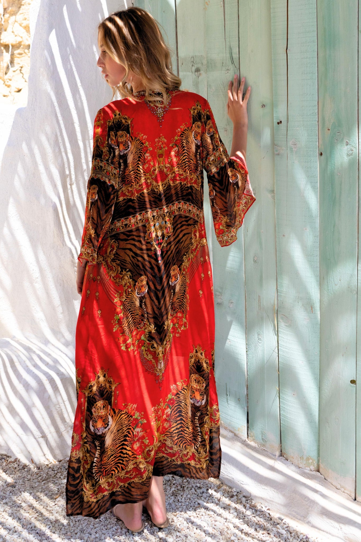 TALES OF THE TIGRESS LONG JACKET W SIDE SLIT - Czarina