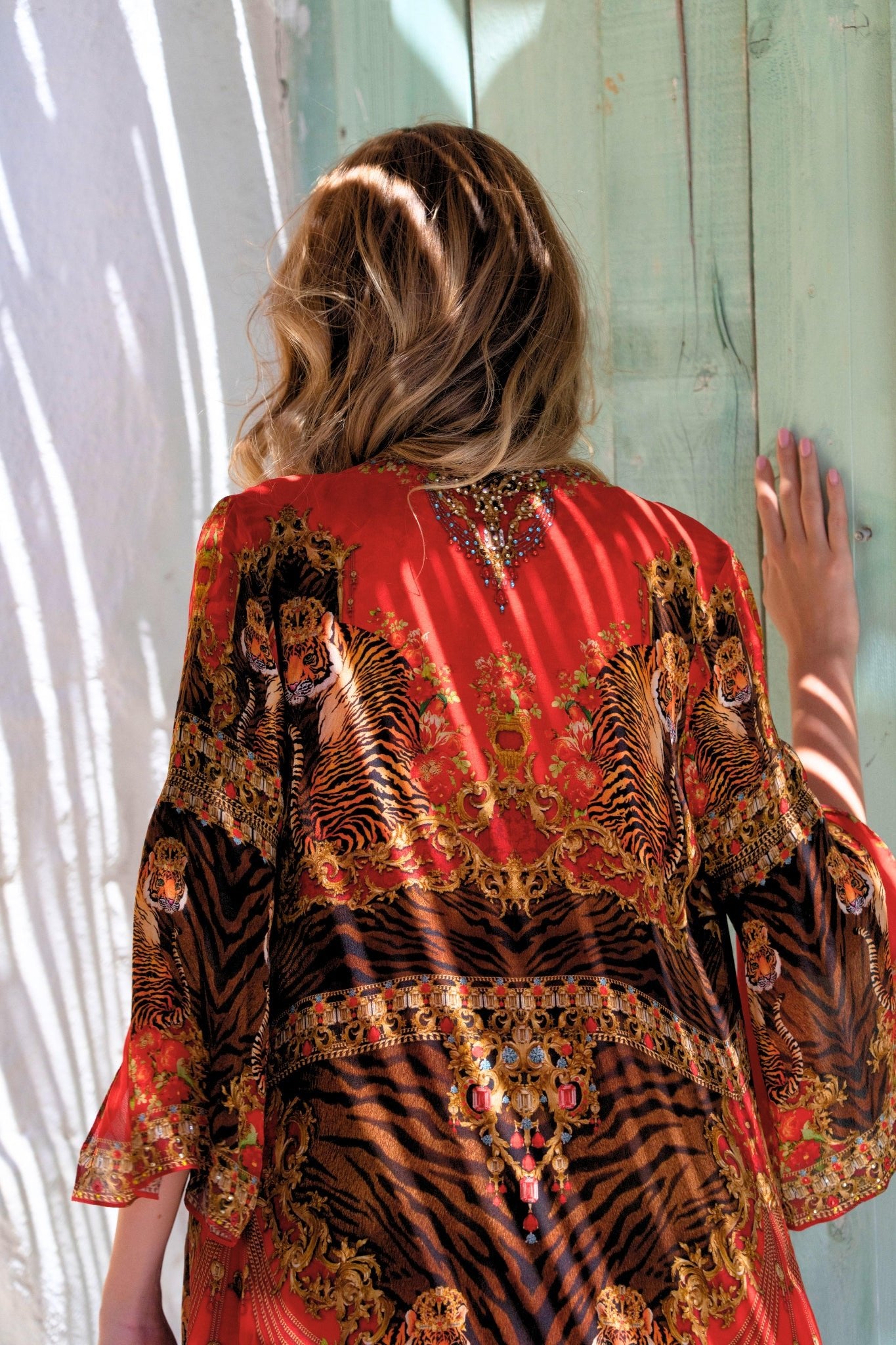 TALES OF THE TIGRESS LONG JACKET W SIDE SLIT - Czarina