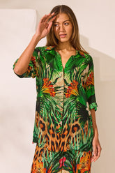 Tropical Temptation Short Sleeve Shirt - Czarina