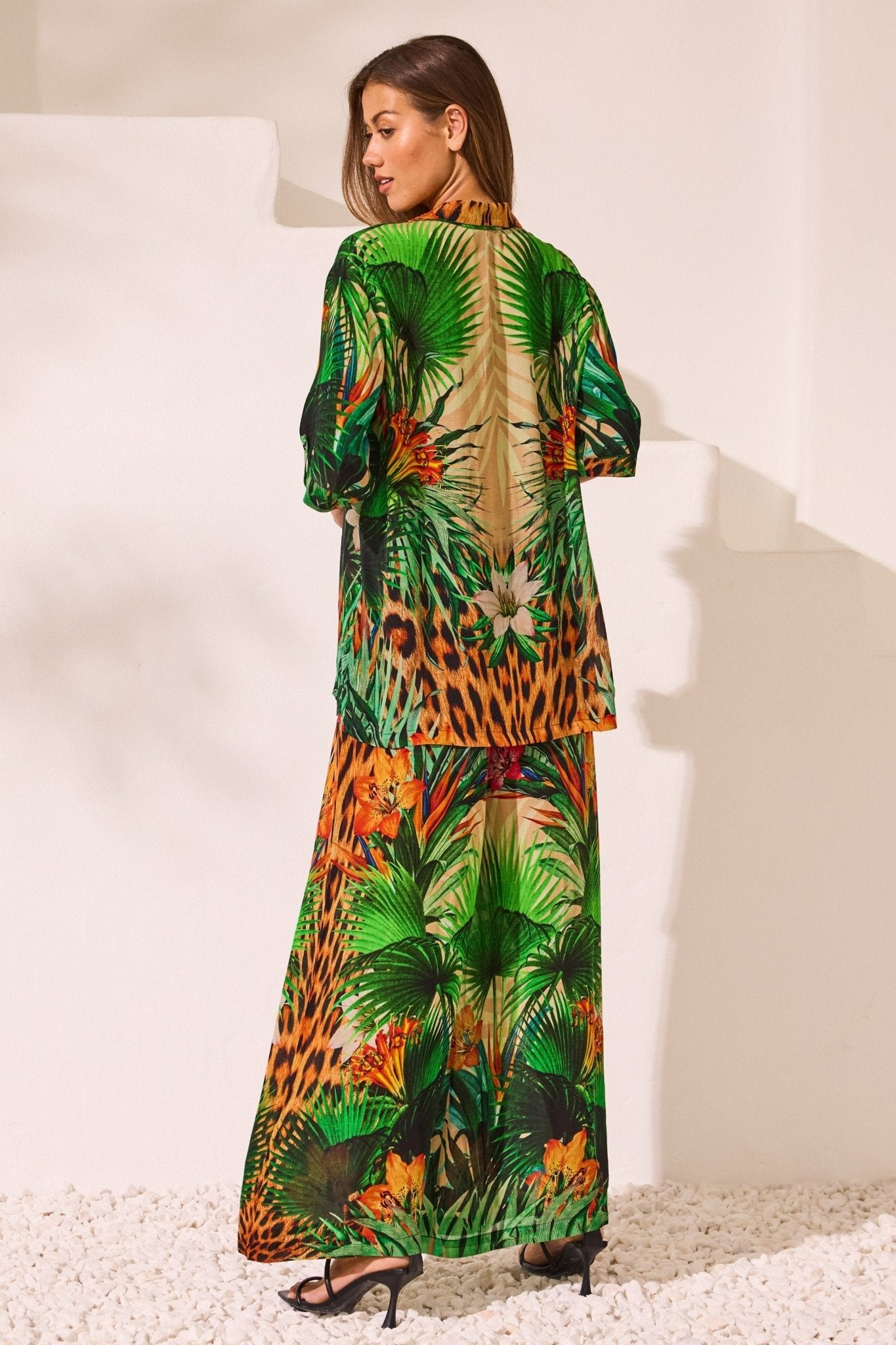 Tropical Temptation Short Sleeve Shirt - Czarina