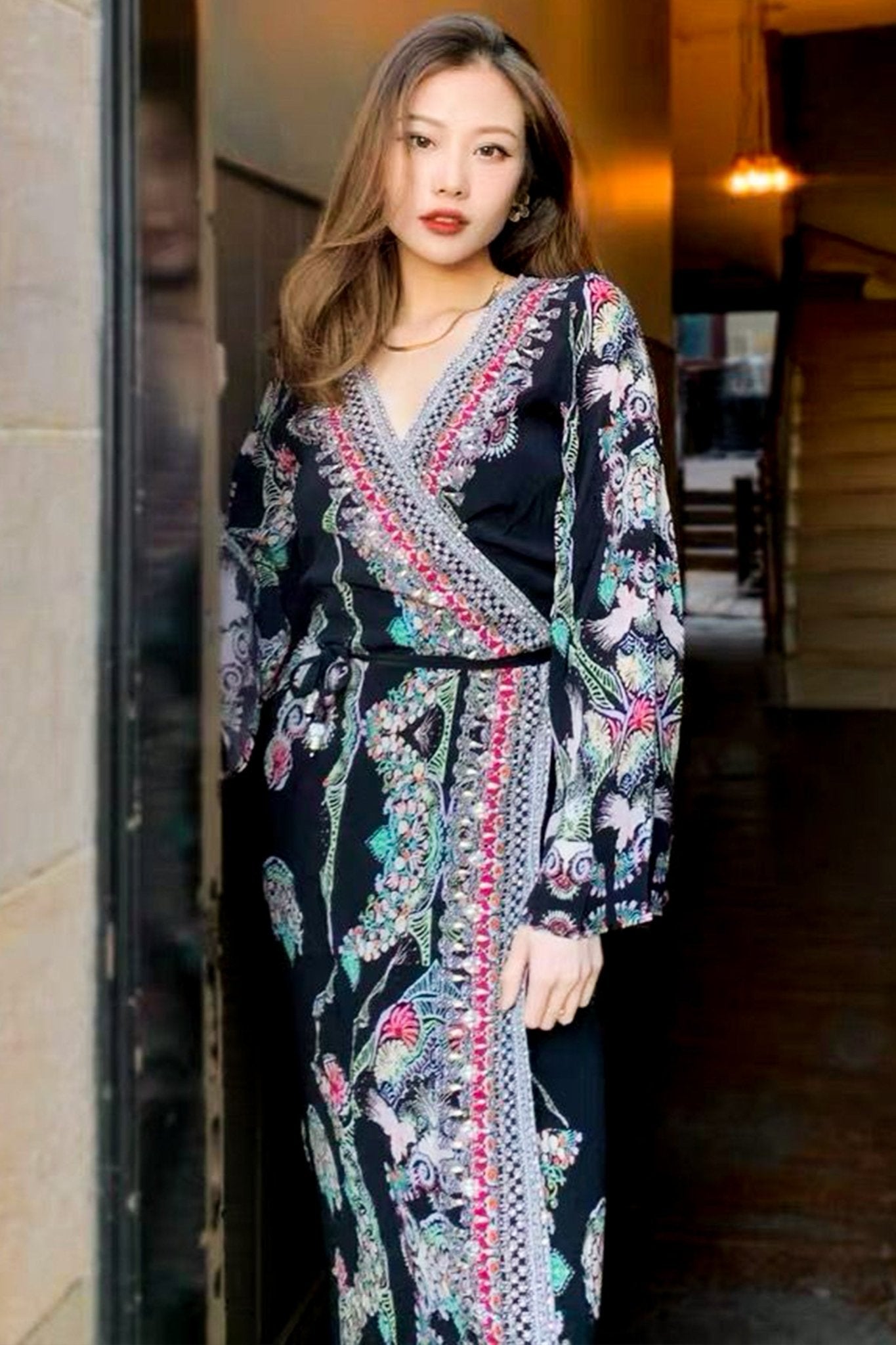 ANASTASIA WRAP DRESS - Czarina