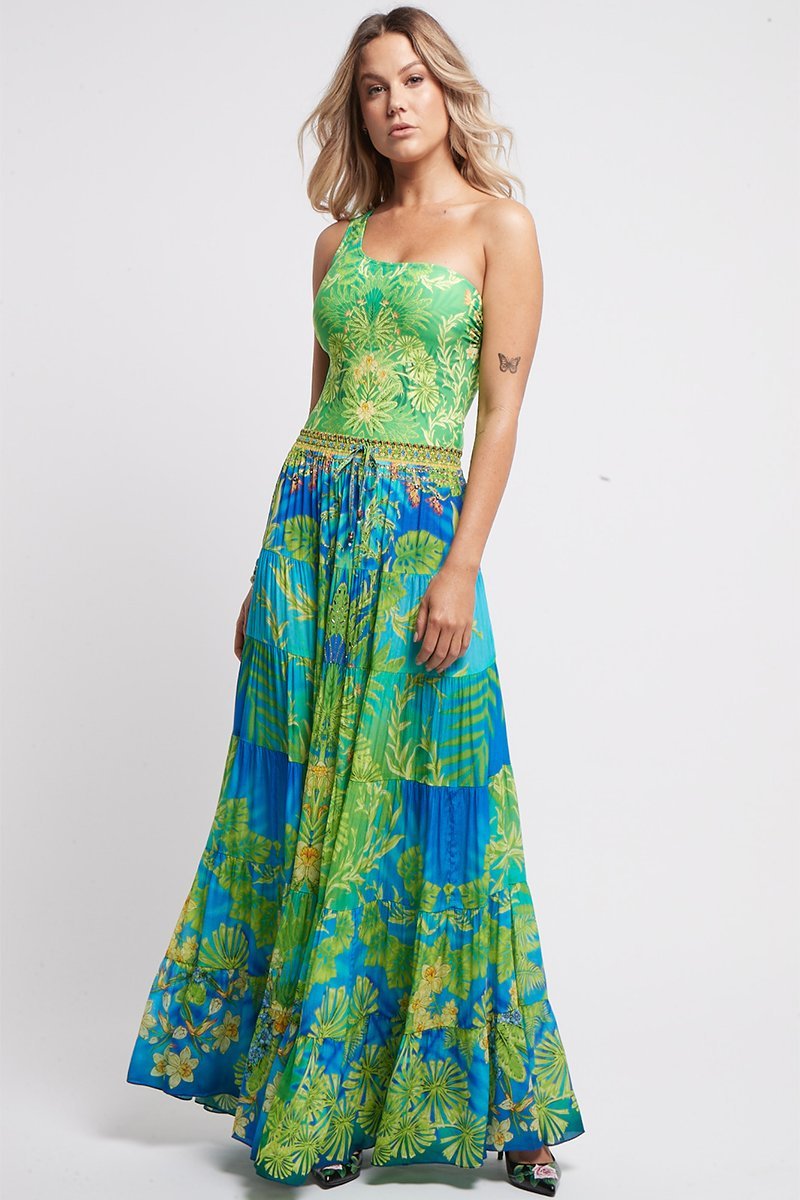 BETWEEN THE RAINDROPS MAXI SKIRT - Czarina