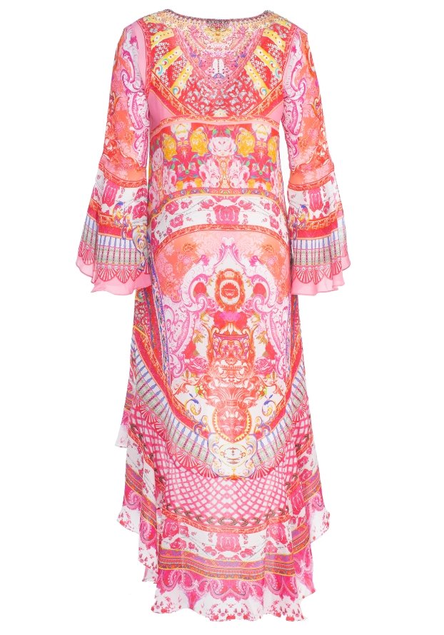 BOHEMIA HI LOW DRESS W SLEEVES - Czarina