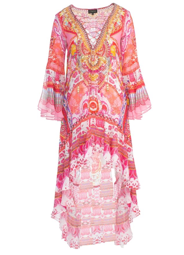 BOHEMIA HI LOW DRESS W SLEEVES - Czarina